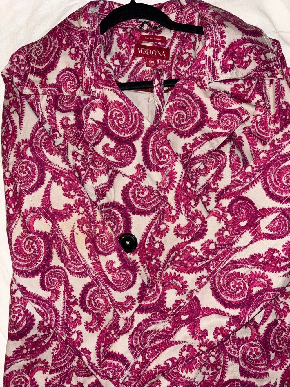 Merona Pink Paisley Button-Front Shirt